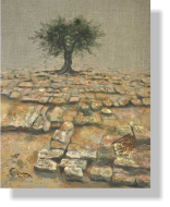 "Medina Azahara", 2008, mixed media on canvas, 100 x 80 cm